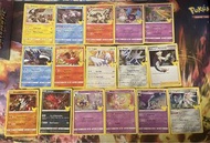 PTCG 美版 英文 Pokemon 25週年 16 holo raw cards complete base set mew