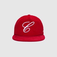 Kawane Studio - Snapback Corduroy Black & Red - C Logo Snapback Cap