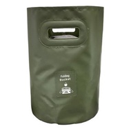 [現貨] 20L Foldable Bucket Folding Water Bag Portable Camping Shower Bag Foot Bath Tub Mobile Aqua Sta
