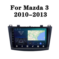9 "Android 10 Carplay วิทยุสเตอริโอหัวรถยูนิตสำหรับ Mazda 3 2010-2013 4 + 64G ระบบนำทางเครื่องเล่นมั