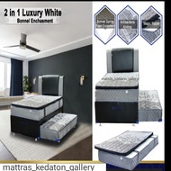 kasur Ocean Springbed 2in1 luxury white magic topper ( bisa di lepas)