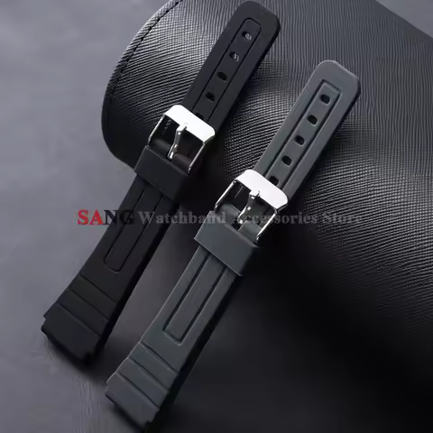 8mm Soft Silicone Watchband Strap for Casio F91W W-800H SGW400 F91W F84 F105/108 A158/168 AE1200/130