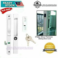 SGL-A6 (A8 /A9) Quality Sliding Glass Door Handle Lock White Entrance Slide Door Hook Lock Kunci Pin