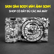 Skin Body Camera Stickerbomb model for Sony ZV-E10 Mark II, A7C Mark, A6000, 6300, 6500, 6600, 6700,