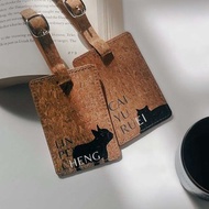 客製化吊牌 軟木行李吊牌 掛牌 旅行吊牌 行李牌(可客制姓名) 卡