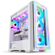 Segotep Gank 360 (E-ATX / ATX / M-ATX / ITX) Desktop Case (Cooling Fan, Graphics Card, Motherboard N