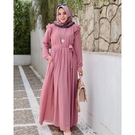NDFashion Gamis Ceruty Model Terbaru 2022 / Gamis Terbaru 2022 Model Terbaru / Gamis Ceruty / Gamis