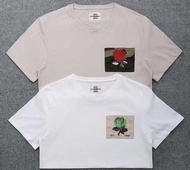 Kent &amp; curwen 玫瑰花刺繡純棉LOGO T-shirt