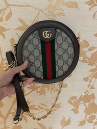 二手 九成新 Gucci 圓包 小包