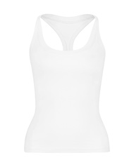 Long U-Neck Racer Tank Top Womens Slim Fit Vest Fax Copy Express Fashion Brand Pure Color Commute St