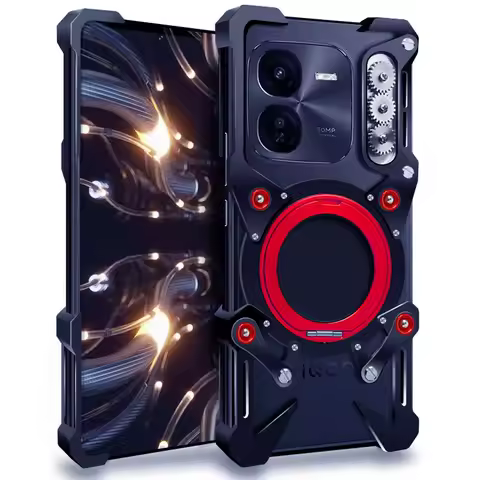 Metal Bumper Case For VIVO iQOO 15 11 Neo10 Neo9 Neo5 Neo6 Neo7 Neo8 Neo Z9X 10 9 8 7 6 5s Pro Case