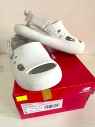 New Balance/中大童護趾運動休閒涼鞋/19cm/US 1/淺灰色/有盒/水鞋/防水/輕身/方便/魔術貼/包腳趾/防踢傷腳趾/Kids Sandals/SYCLGC1/Grey/出街/雨天/打