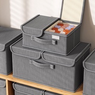 Clothes Storage Box Organizer with Cover for Boarding House Cloth Clothing Drawer
