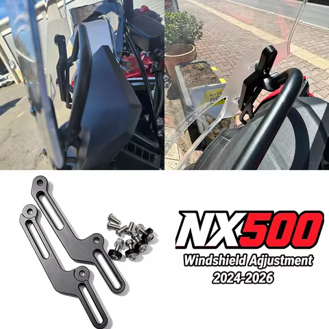 For Honda NX 500 500NX NX500 Windscreen Riser Kit 2024-2026 NX500 Windshield Adjustment Bracket NX50