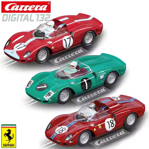 Carrera Slot Car Digital132 30774 Ferrari 365 P2 North American Racing/30775 Winner Kyalami 9h/30834