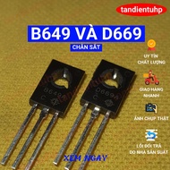 5 SOLD OUT BALLS - TRANSISTOR B649 - D669 TO126 1.5A/160V