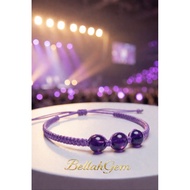 Amethyst String Bracelet - for BTS concert - Army BTS Bracelet