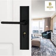 Bedroom High-Grade Aluminum Alloy Silent Door Lock Universal Door Handle Solid Wood Door Lockset