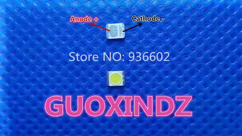 100PCS For LG LED LCD Backlight TV Application LED Backlight 1W 3V 1210 3528 2835 Cool white LED LCD