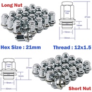 M12x1.5 Wheel Lug Nut Toyota Vios Alphard Vellfire Estima Hilux Camry Celica Altis Harrier Prado Noah Voxy Wish Rush