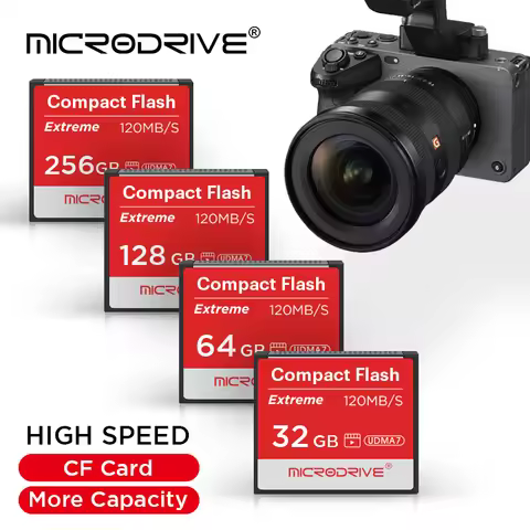 Compact Flash Card 256GB 128GB 32GB 64GB Real Memory Card High Speed 120MB/S Best Quality 4K Video C