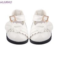 HUIMAO PU Leather Bow Shoes, Doll Shoes DIY Handmade Doll Leather Shoes, Mini Shoes Boots Shoes Mini