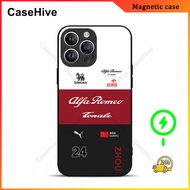 Alfa Romeo Zhou Guanyu 24 Phone Case for iPhone 17 Pro Max / iPhone 16 Pro Max / 15 Pro Max / 13 / S