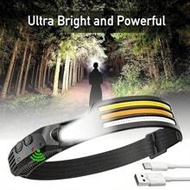 1PC/2PCS Super Bright COB Headlight, With Motion Sensing Function, Supports Type-C Charging, Has Mul