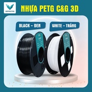 3D printing resin C&G - 3D PETG MATTE BLACK - WHITE Filament