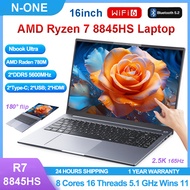 N-one 16inch Nbook Ultra Laptop AMD Ryzen 7 8845HS Touch Screen Laptop 2xDDR5 2.5K Mini Notebook PC Dual Fans WIFI BT