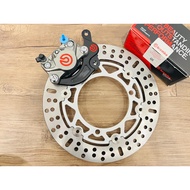 NVX155 NVX V1 V2 ORIGINAL BREMBO P34 FRONT 2 POT CALIEPR SIAP BRACKET GTR & NVX DISC 260MM PNP 100% 