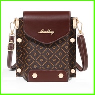 ❂ ∮ Mumu 4001 Korean Leather Quality Shoulder Bag For Women Sling Bag Casual CrossBody Bags