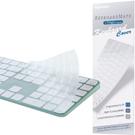 Keyboard Cover for New iMac Magic Keyboard (Model A2520, Touch ID, with Numeric Key) - Ultra Thin, P