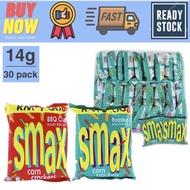Smax Corn Snacks Crackers Curry/ BBQ (14g x 30packet)