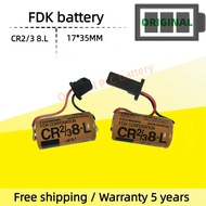 Fuji CR2/3 8.L battery 3V FDK CR2/38.L CR2 3 8.L battery original PLC lithium battery New New