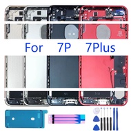 Full Assembly Battery Housing For iPhone 7P 7Plus Back Door Rear Cover with Vibrator Side Button Mid