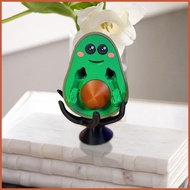 Bad Avocado Toy Middle Finger 3D Printed Avocado with Base Funny Avocado Toys for Friends Family Dec