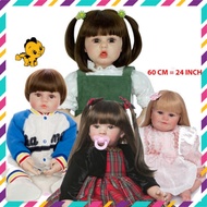 [All models] Reborn Doll Soft Body 60cm=24inch Reborn Silicon Vinyl Doll