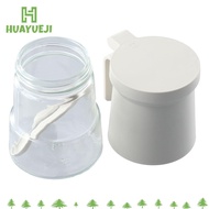 HUAYUEJI Spice Bottle, Moisture-proof Storage Seasoning Jar, Home Glass Integrated Handle Spice Jar Kitchen
