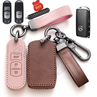Leather Car Remote Key Case Mzada Accessories For Mazda CX-3 CX-5 CX-7 CX-9 CX5 CX7 CX9 CX3 Mazda CX