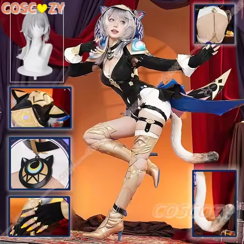 Honkai Star Rail Cipher Cosplay Costume Wig Uniform Cifera Hat Amphoreus Halloween Party Jumpsuit fo
