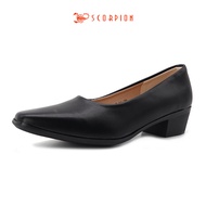 Scorpion Women Comfort Formal Working Heels-4cm -  33032 (Black)