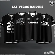 Raiders Las Vegas Fanissues Design Tshirt Roundneck Microfiber Material | Size S-8XL Baju deisgn rai