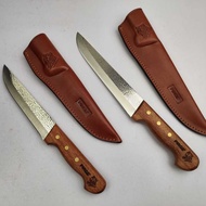 Pirge Elite Forge Premium Knife Turki Free Sarung Kulit Asli