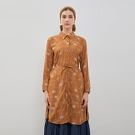 DUST Tunik Mara Flower Coklat Comfease (D.1617)
