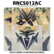 Rapido Cover Set Yamaha NVX V1 Aerox-155 Batman (28) Purple Red Accessories Motor NVX155 V2 NVX 155 Anniversary60