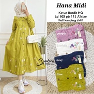Hana Midi Dress/Gamis/Baju Muslim/Baju Wanita