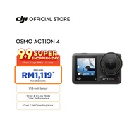 DJI Osmo Action 4 - Action Camera | 1/1.3-inch Sensor & Stunning Low-Light Imaging | 10-bit & D-Log 