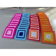 (10pcs) Tudung Spider Web Square Shape Pieces