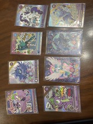 My Little Pony Kayou Cards Lot - 2 SGR, 1 USR, 5 LSR (8 Cards Total, Princess Luna / Celestia)